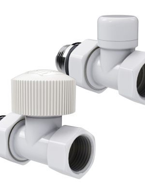 Набор термостатический прямой Royal Thermo Design 1/2"M30x1,5 (Белый)
