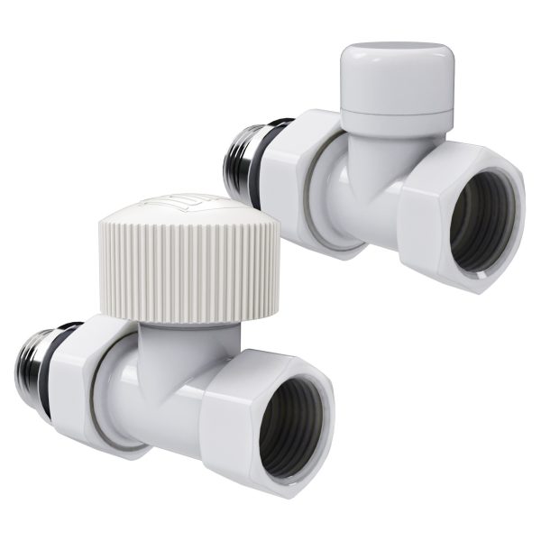 Набор термостатический прямой Royal Thermo Design 1/2"M30x1,5 (Белый)