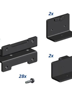 Комплект стальных петель для профиля WALLBOX