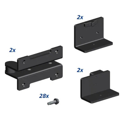 Комплект стальных петель для профиля WALLBOX