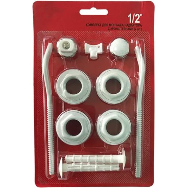 Комплект радиаторный PICKS (универсальный) 1/2 с кронштейном анкерный