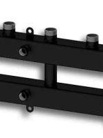 Гидравлический разделитель совмещенный с коллектором Север-М4 черный