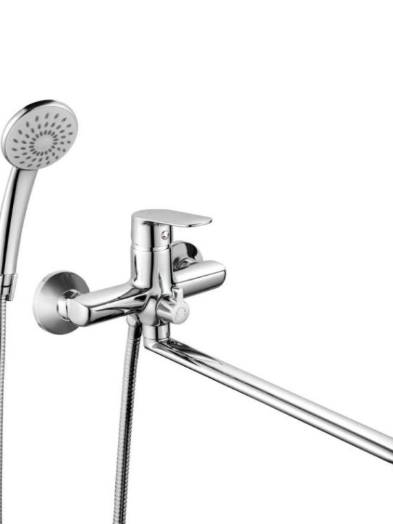 Смеситель д/ванны  дл.нос GROSS AQUA  7250520C-35F Flat