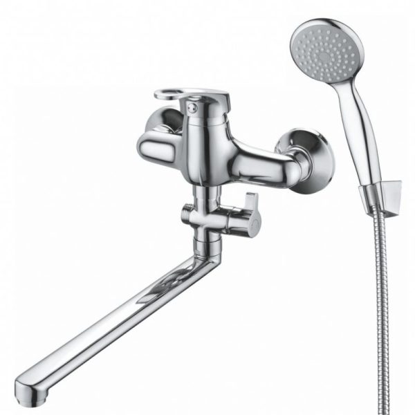 Смеситель д/ванны дл.нос GROSS AQUA 7237258C-35L(F) Base