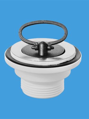 McAlpine Выпуск 60 мм нержавеющая решетка с пробкой, выход 1 1/4"Н