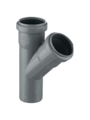 РР Тройник для внутренней канализации HTEA 90/90х45°, Ger