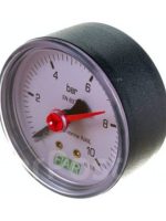 Манометр, Ø63мм, 0-10бар, торцовое присоединение (с задней части)