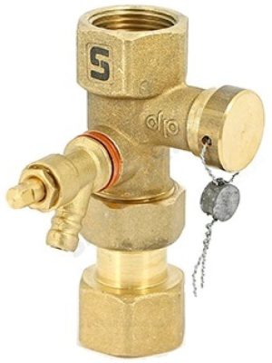 Вентиль отсечной В 3/4" пломбируемый для расширительных баков