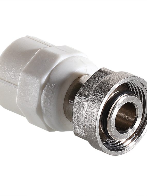 Соединитель PPR VALTEC с накидной гайкой 20х3/4 евроконус