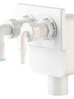 2207.512.6.Встраиваемый сифон с двойным выходом для стиральной машины и суш. машины РР, ТЕА