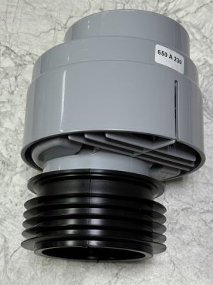 McAlpine Клапан вентиляционный (аэратор) для канализации со смещением, 110 мм