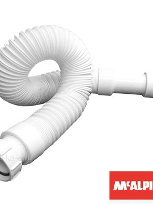 Mcalpine Труба гофрированная L=480-1200мм, D=50мм, вход 1 1/2" мм, выход 40/50мм