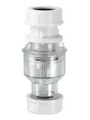 McAlpine Клапан обратный вертикальный 19-23 мм компрес., прозрачный