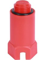 R 16100 Заглушка-пробка длинная 1/2 красная 1шт