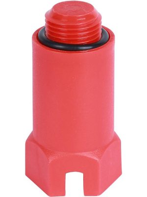 R 16100 Заглушка-пробка длинная 1/2 красная 1шт