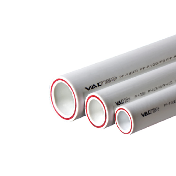 ТРУБА PP- FIBER VALTEC армир. стекловолокном, PN 20, 20 MM (белый, по 2м)