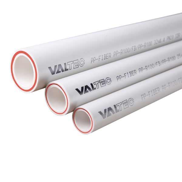 ТРУБА PP- FIBER VALTEC армир. стекловолокном, PN 20, 25 MM (белый, по 2м)