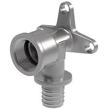 Уголок с настенным креплением 16х1/2" Латунь