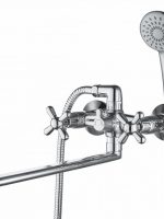 Смеситель д/ванны дл.нос GROSS AQUA 7016083C-35L(F) - Н Retro