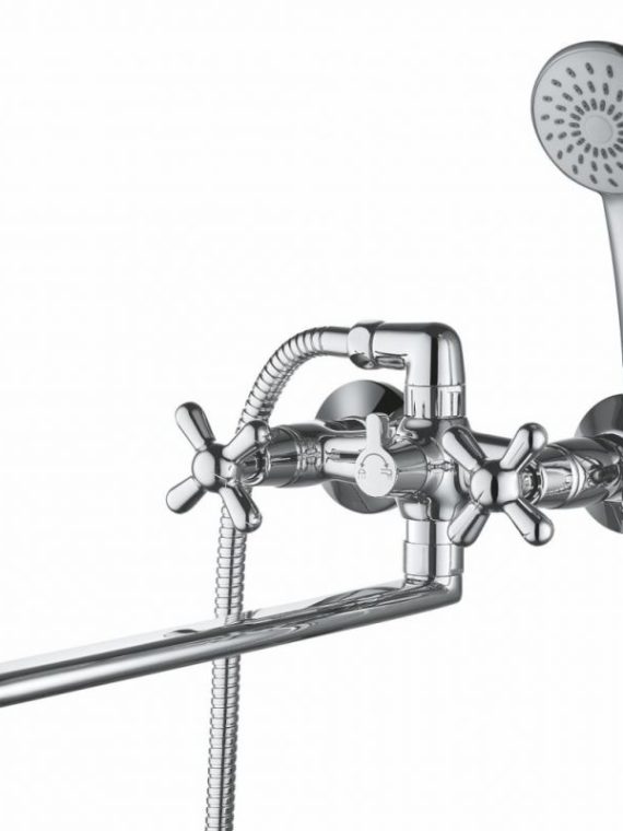 Смеситель д/ванны дл.нос GROSS AQUA 7016083C-35L(F) - Н Retro