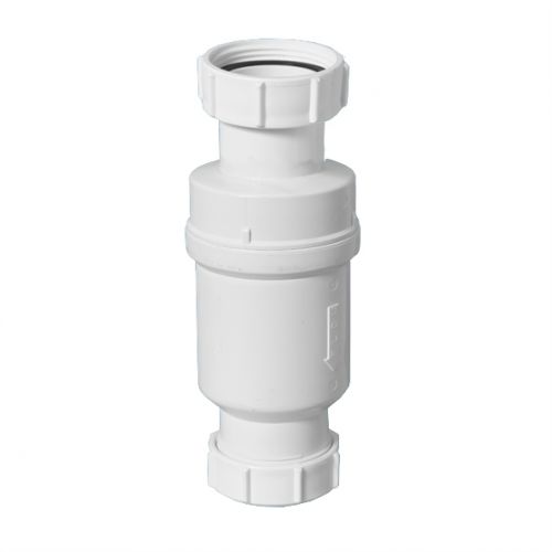 McAlpine Клапан самозакрывающийся сливной ("сухой" сифон), вход 1 1/2", выход компрес. D=40 мм.