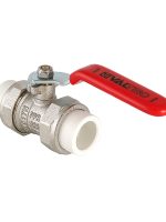 Кран латунный с PPR муфтами, 32мм