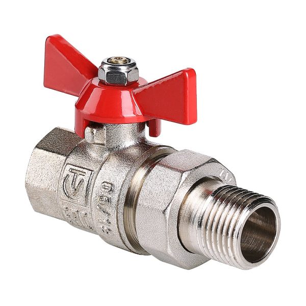 Кран шаровой VALTEC BASE с полусгоном 1/2" вн.-нар.