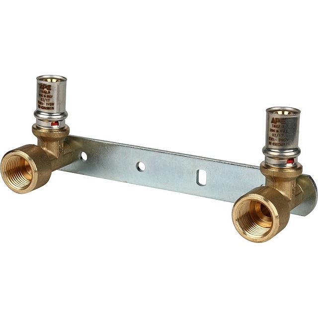 Настенный комплект для смесителя 1/2x16 для металлопластиковых труб прессовой STOUT