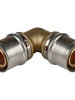 Угольник  90° 20х20 для металлопластиковых труб прессовой STOUT